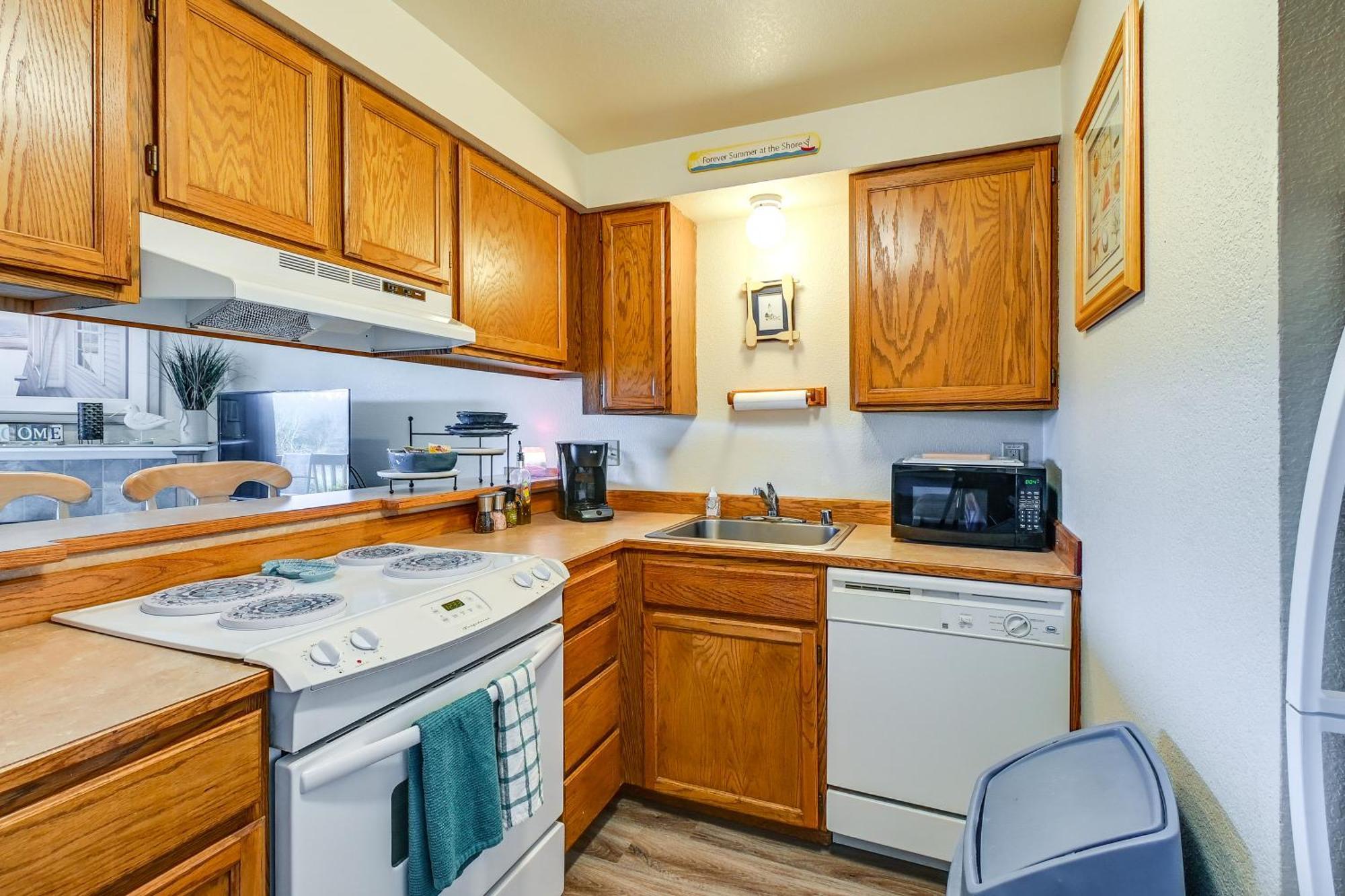 Ocean Shores Condo With Balcony Less Than 1 Mi To Beach! Luaran gambar