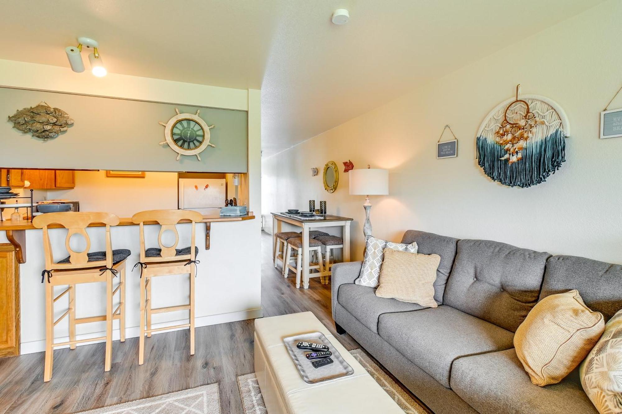 Ocean Shores Condo With Balcony Less Than 1 Mi To Beach! Luaran gambar